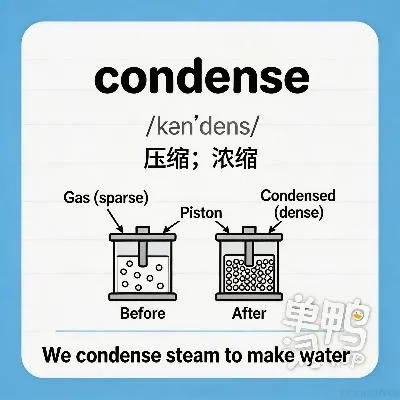 condense