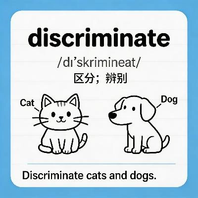 discriminate