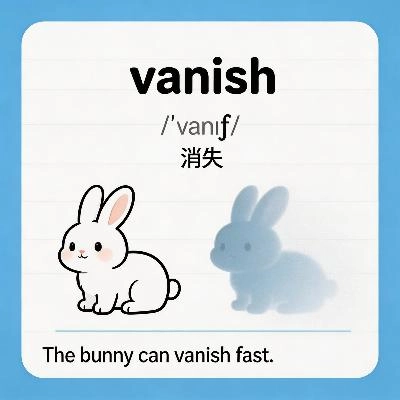 vanish